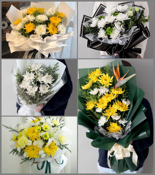 广东江门市台山市深井镇河东村白事花束代送